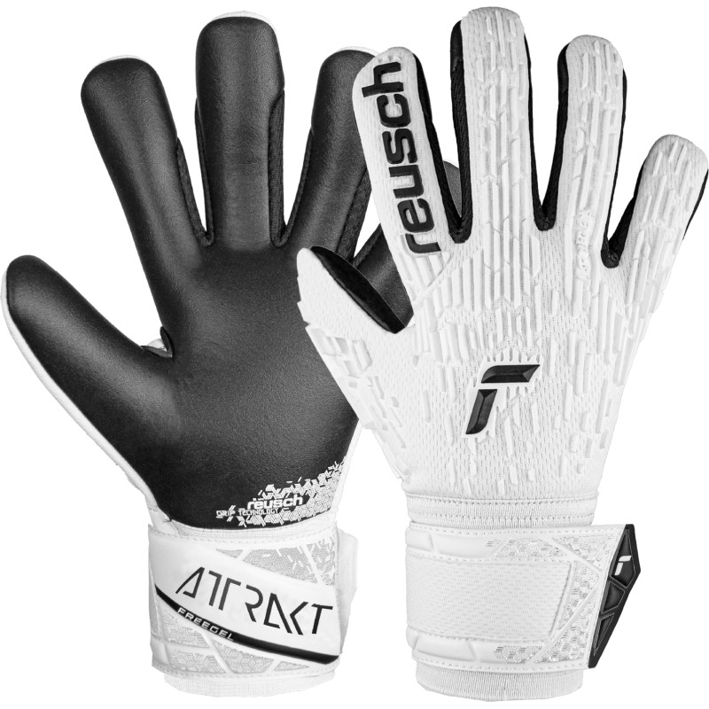 Reusch Attrakt Shine Bright Freegel Silver Junior